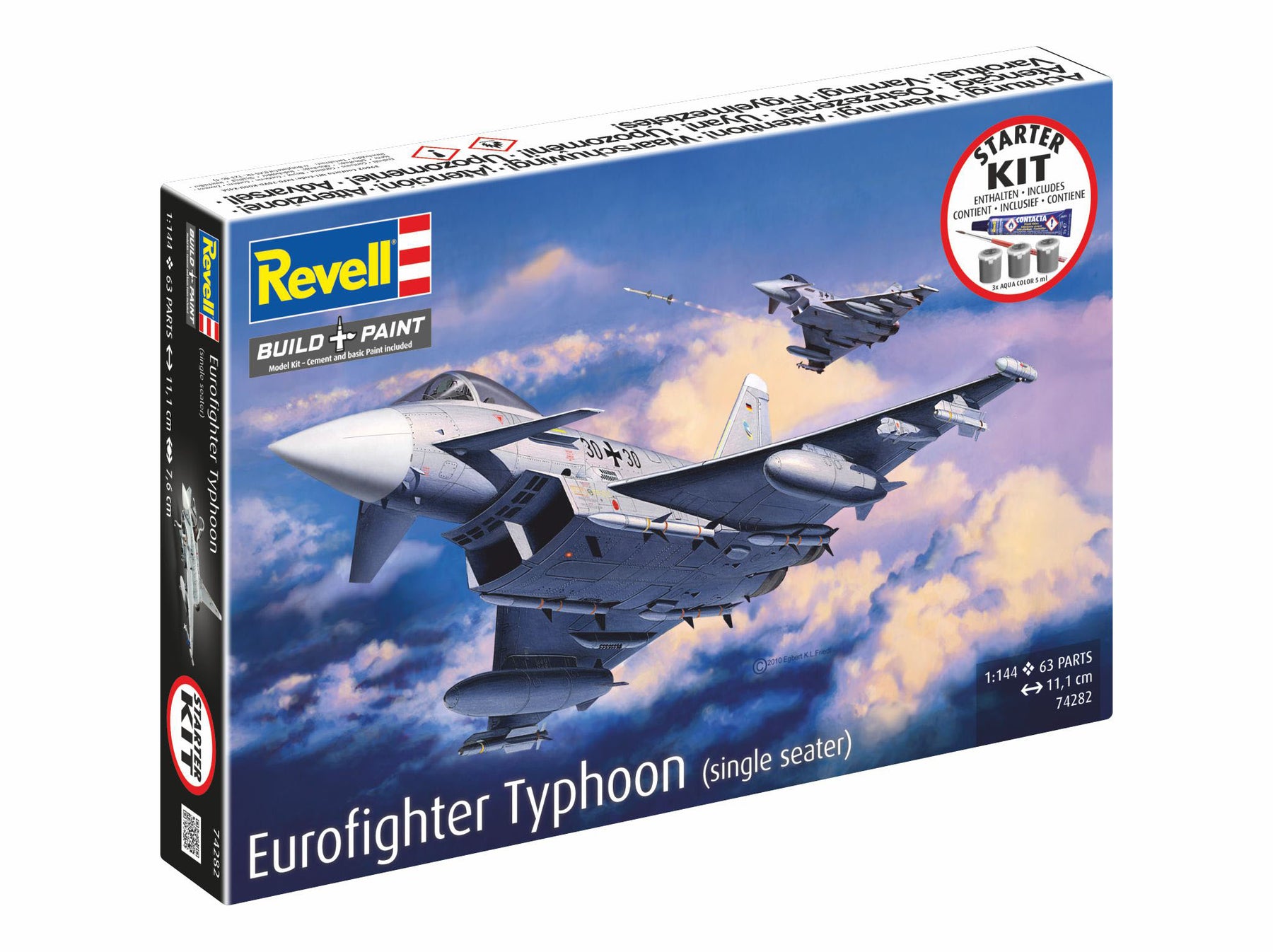 Kit de inicio Eurofighter Typhoon (monoplaza)