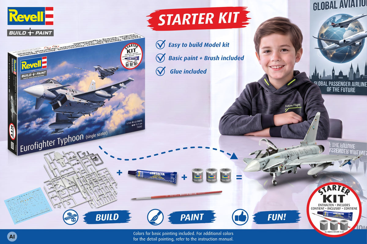 Starter Kit Eurofighter Typhoon (jednomístný)
