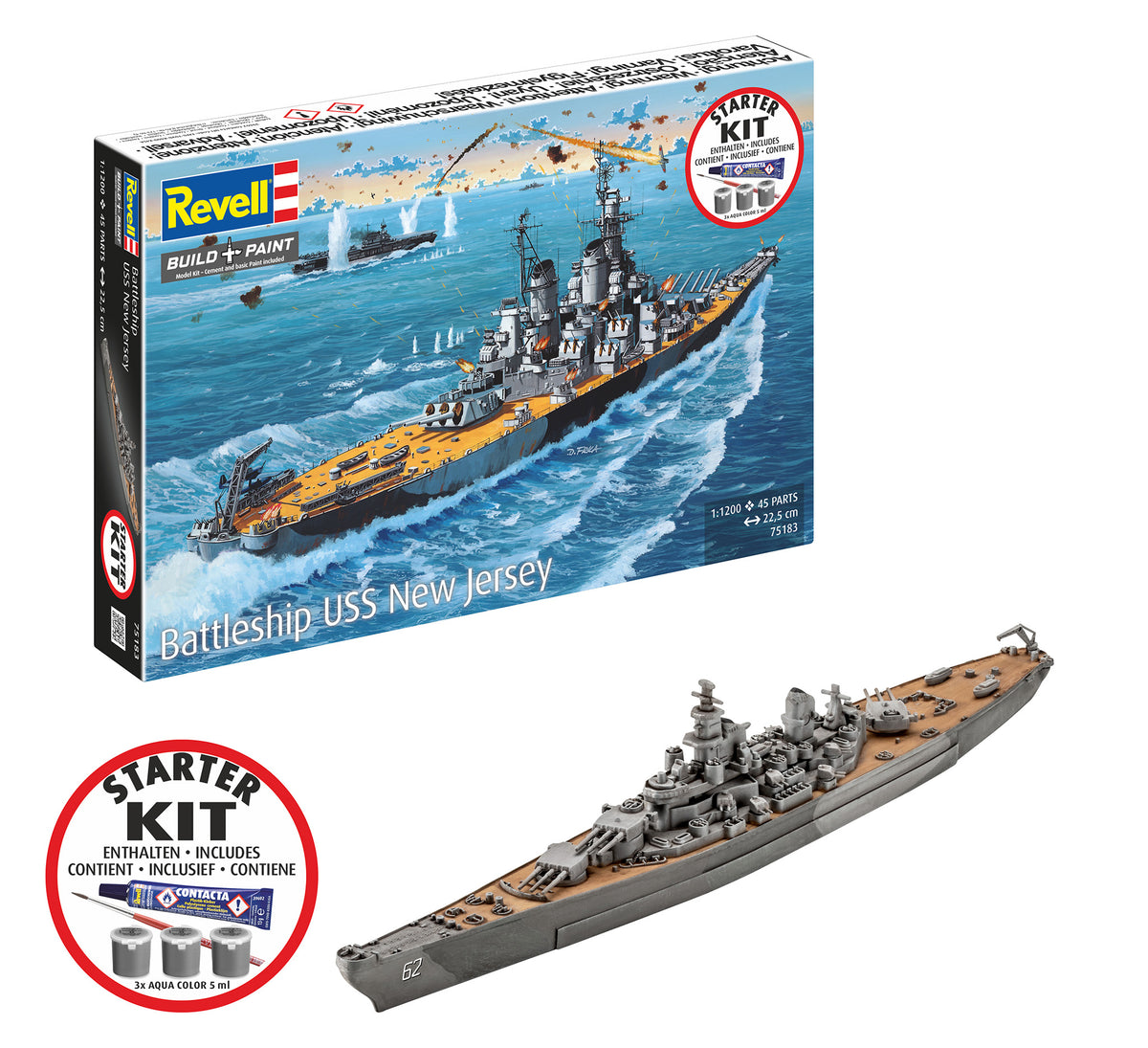 Starter Kit Battleship USS New Jersey