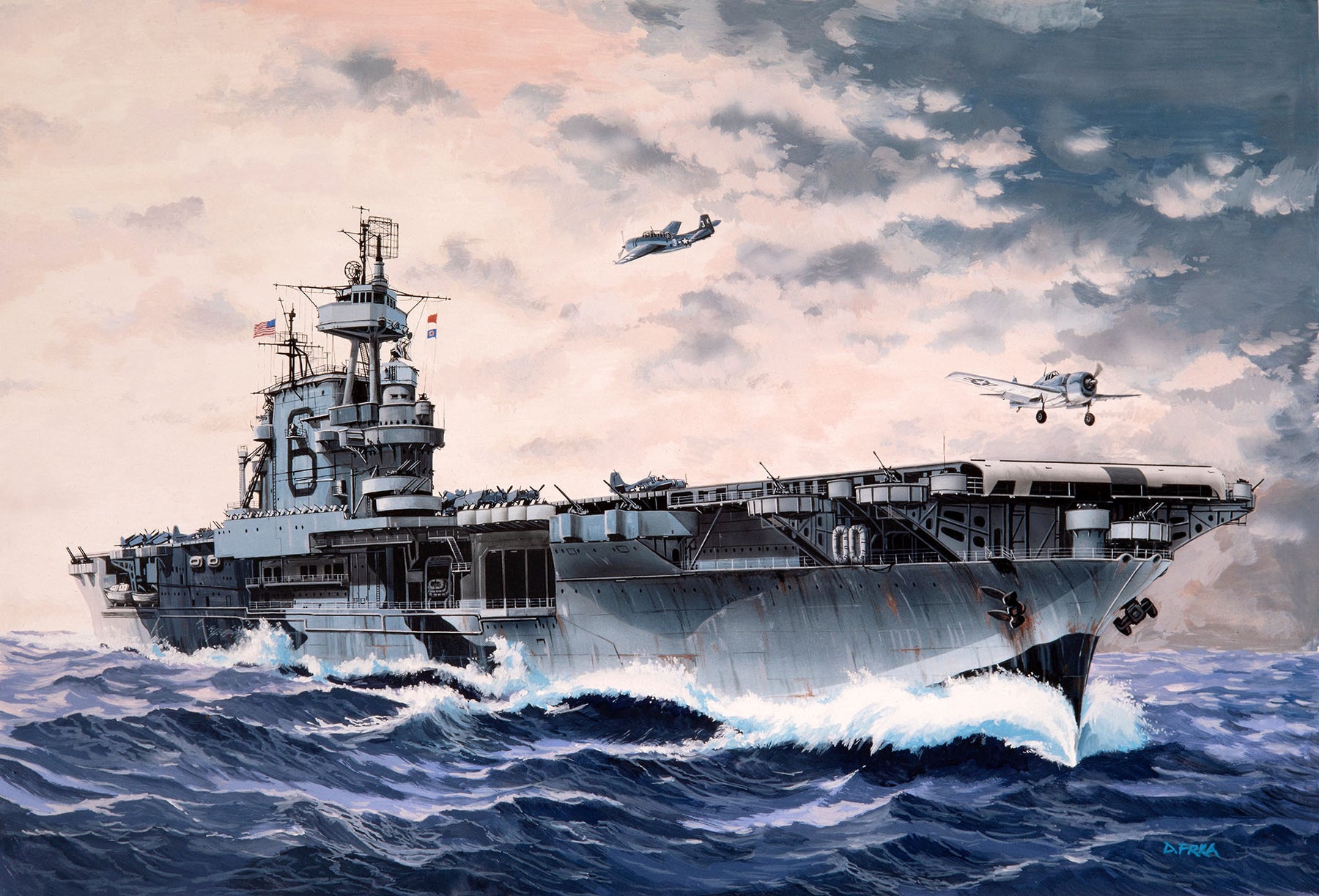 Startovací sada USS Enterprise CV-6