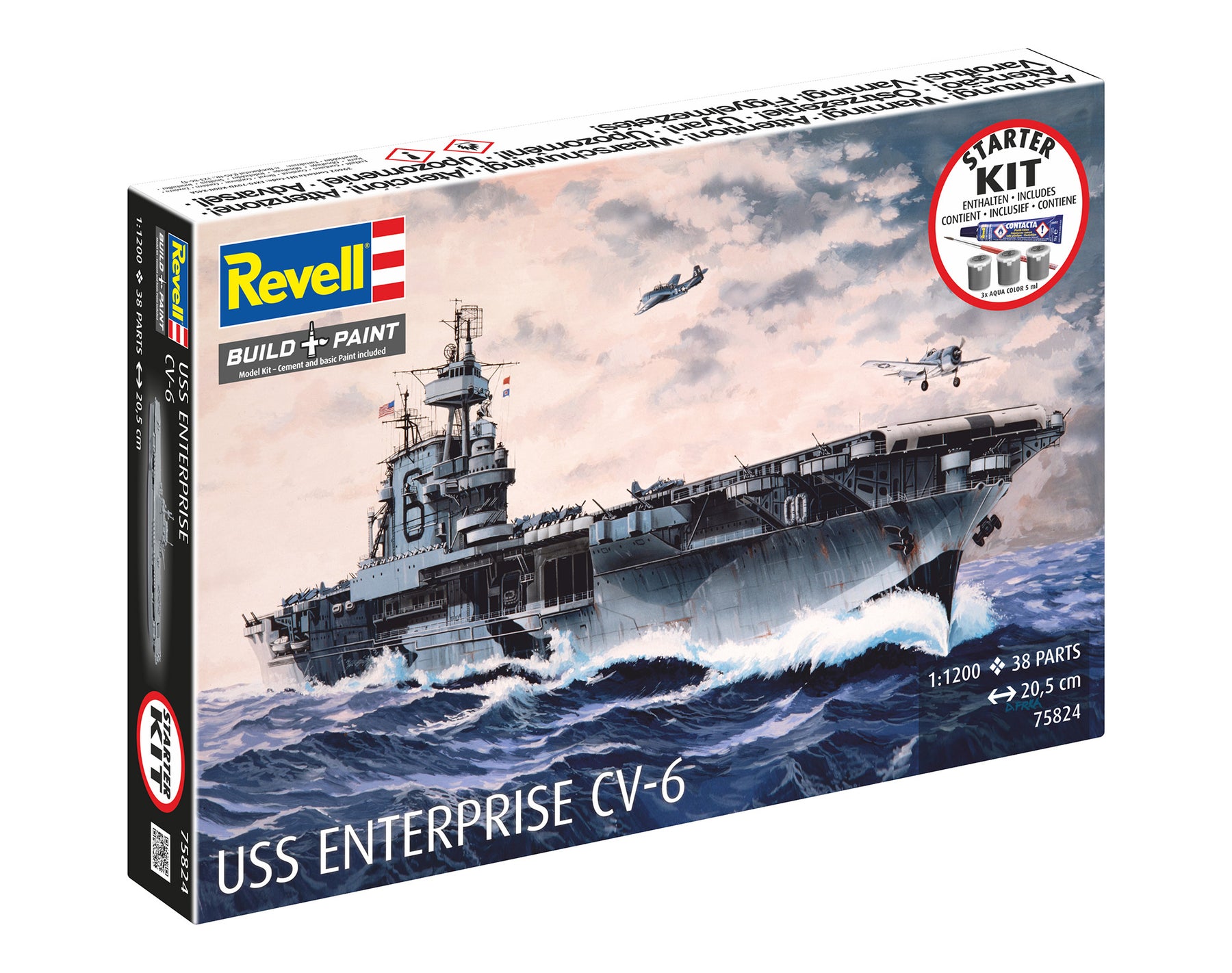 Startovací sada USS Enterprise CV-6
