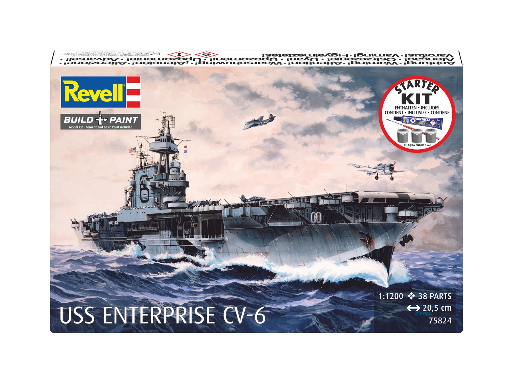 Startovací sada USS Enterprise CV-6