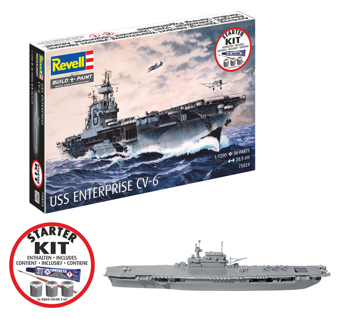 Starter Kit USS Enterprise CV-6