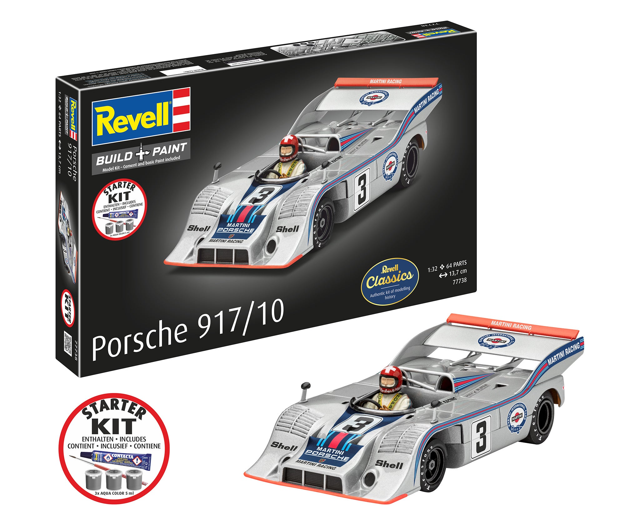 Starter kit Porsche 917/10: CanAm winner complete