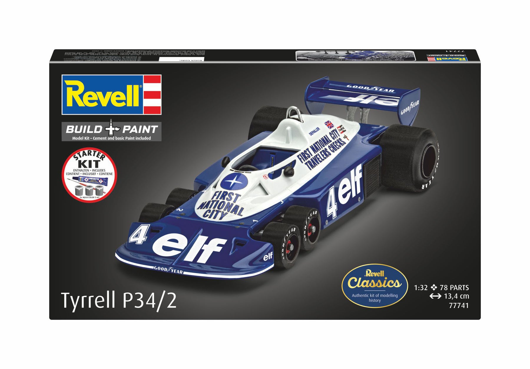 Starter Kit Tyrrell P34/2 6-Wheeler