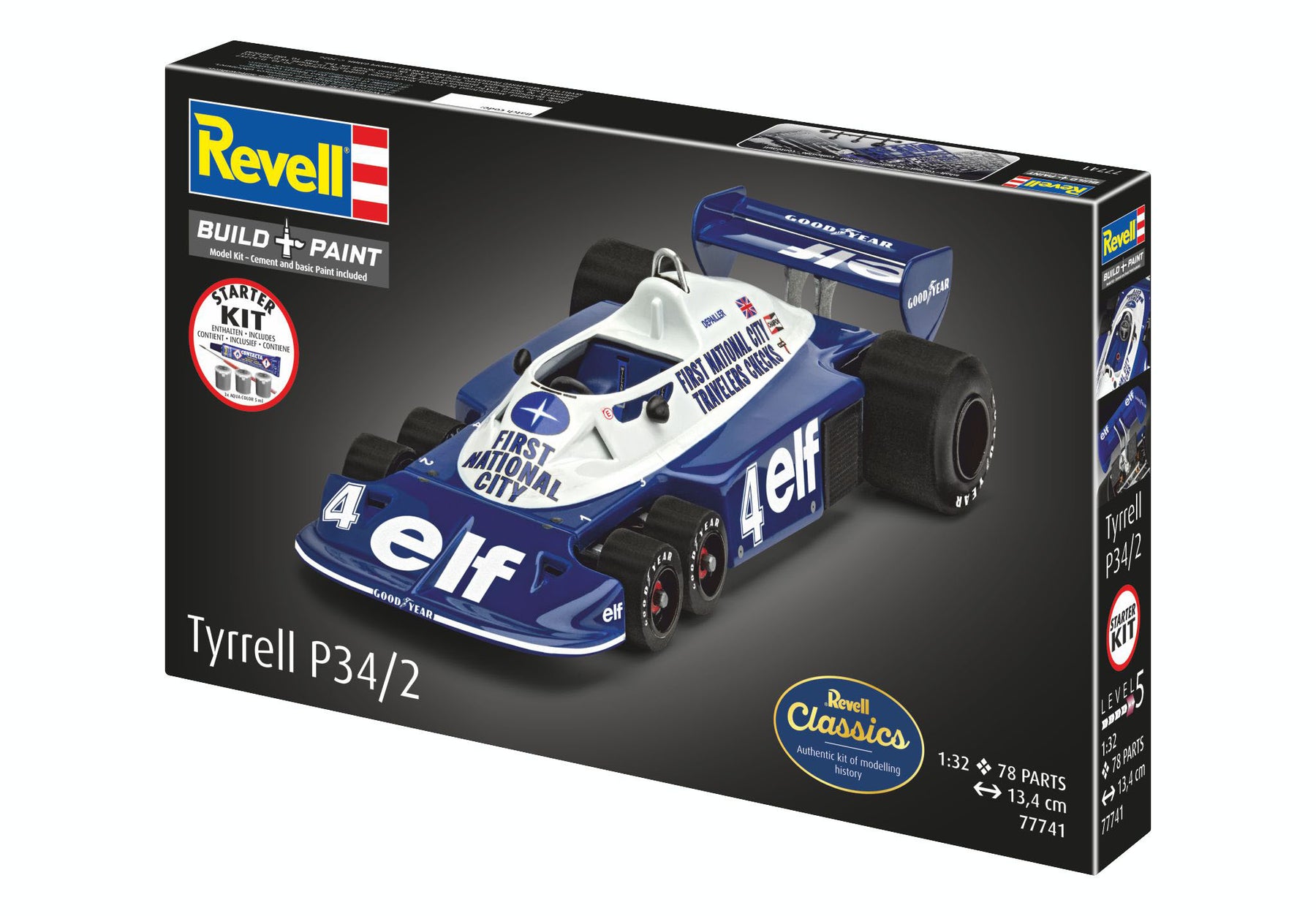 Starter Kit Tyrrell P34/2 6-Wheeler