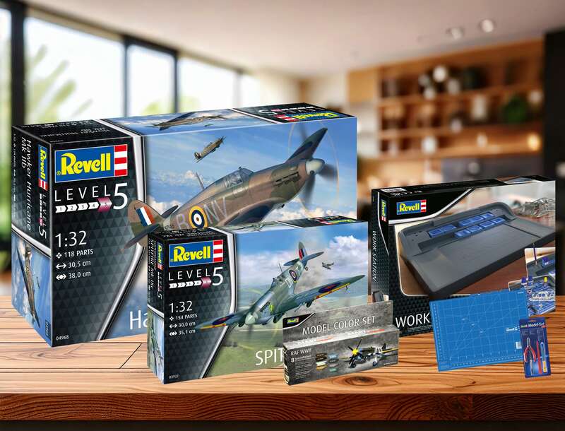 Bundle RAF WWII (starter set) – experience model building history up close!